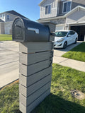 Composite Mid-Century Modern Mailbox