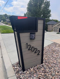 Composite wood mailbox